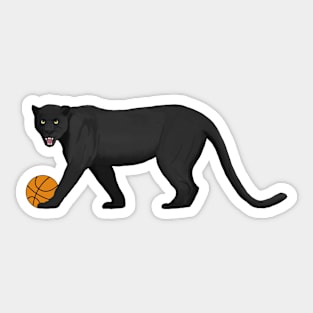 Basketball Black Panther Sticker